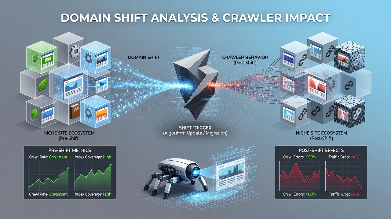 Analyzing Domain Shifts and Their Effects on Crawler Behavior in Niche Sites