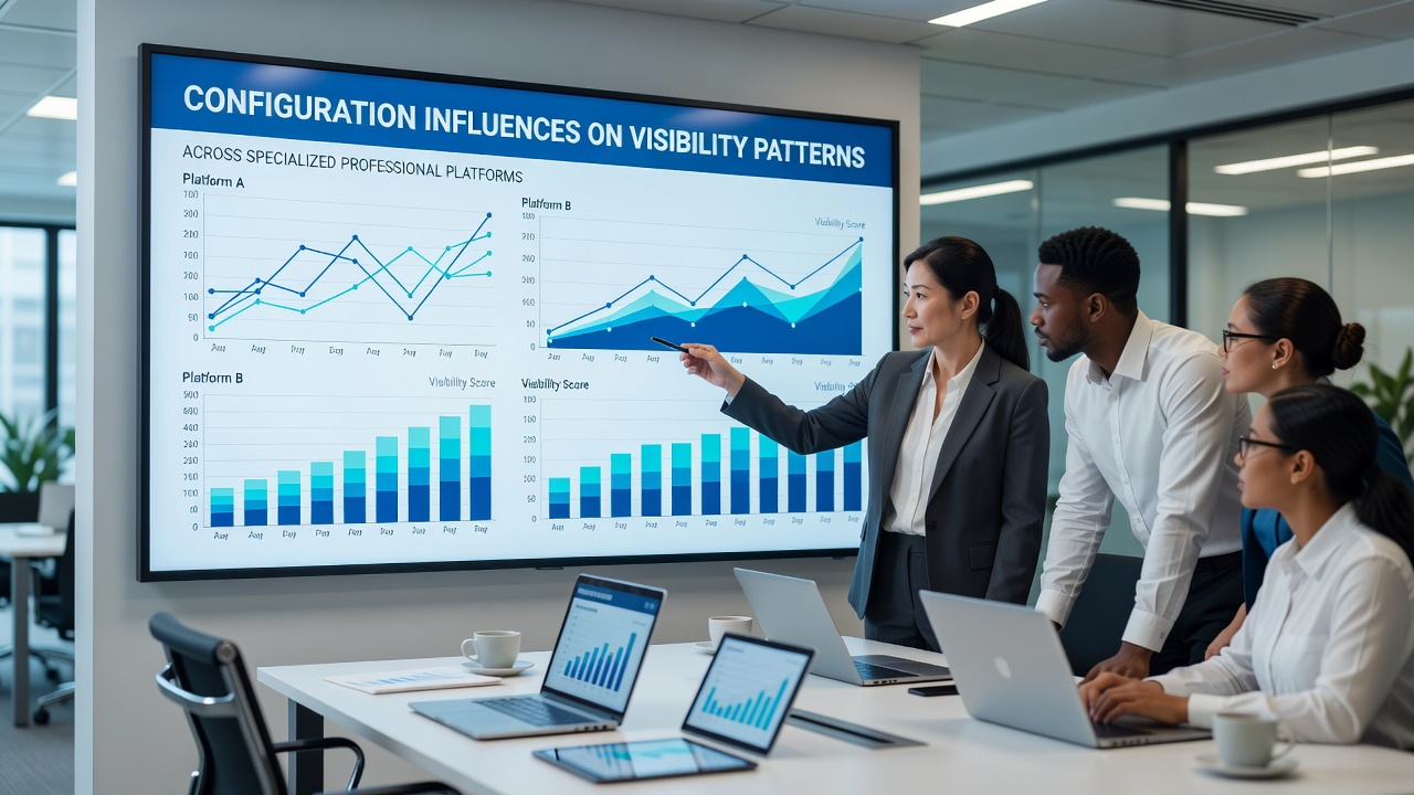 Examining Configuration Influences on Visibility Patterns Across Specialized Professional Platforms